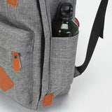 Men's Polyester Laptop Backpack with USB Charging