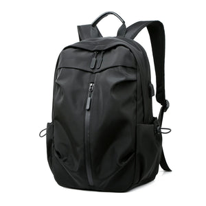 Waterproof Nylon Backpack with USB Port