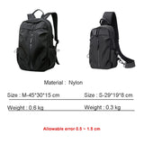Waterproof Nylon Backpack with USB Port
