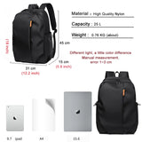 Men's Business Casual Laptop Backpack 15.6 Inch Travel Bag