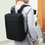 Men's Laptop Backpack Aluminum Handle Large Capacity