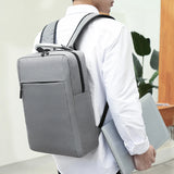 Men's Laptop Backpack Aluminum Handle Large Capacity