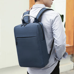 Men's Laptop Backpack Aluminum Handle Large Capacity