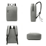 Men's Laptop Backpack Aluminum Handle Large Capacity