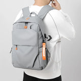 Men's Lightweight Laptop Bag USB Business Travel Backpack