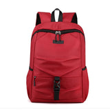 Men's Business Laptop Backpack Waterproof Travel Bag Nylon Rucksack