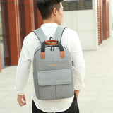 Men's Business Laptop Backpack Waterproof Travel Bag