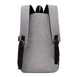 Men's Backpack School Business Laptop USB Charging Bagpack