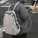 Waterproof Laptop Backpack w/ USB Port