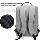 Men's Multi-Compartment Backpack for Travel Business Oxford Bag