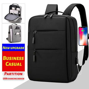 Men's Multi-Compartment Backpack for Travel Business Oxford Bag