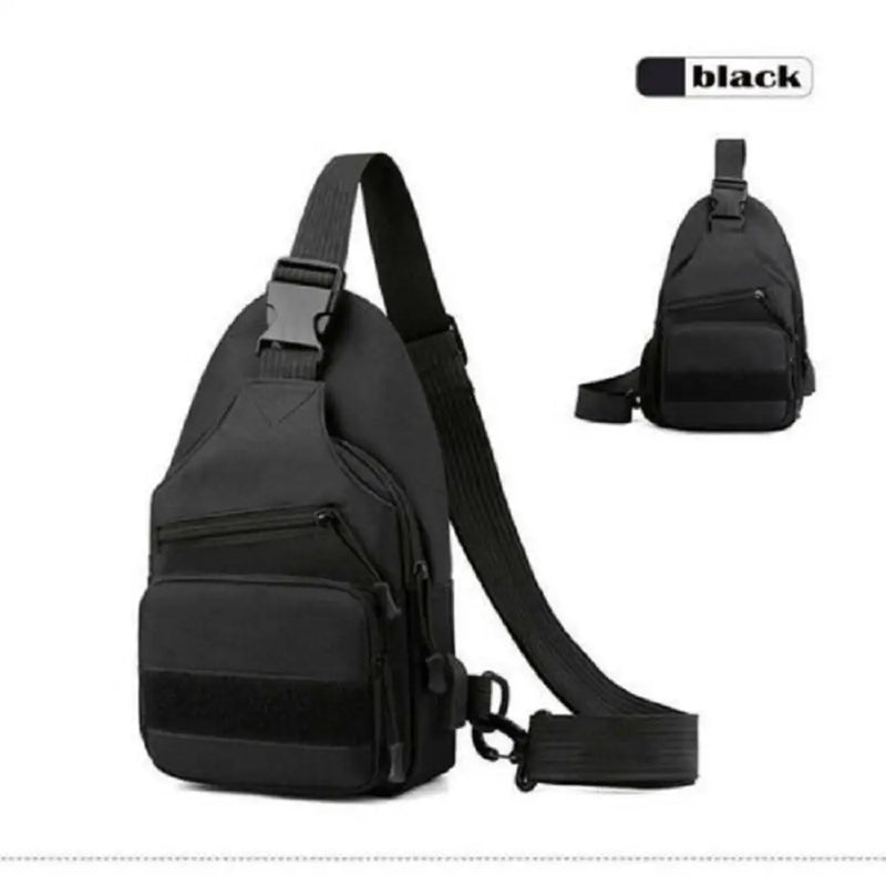 Men's Tactical Chest Pack Shoulder Bag Hiking Travel Crossbody Bag