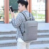 Men's Backpack Travel Business Trip Laptop USB Charging Interface Outside Bag