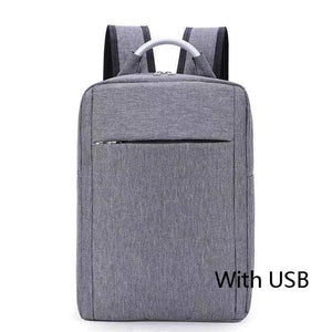 Men's Backpack Travel Business Trip Laptop USB Charging Interface Outside Bag