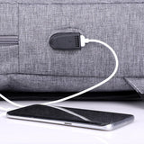 Men's Backpack Travel Business Trip Laptop USB Charging Interface Outside Bag
