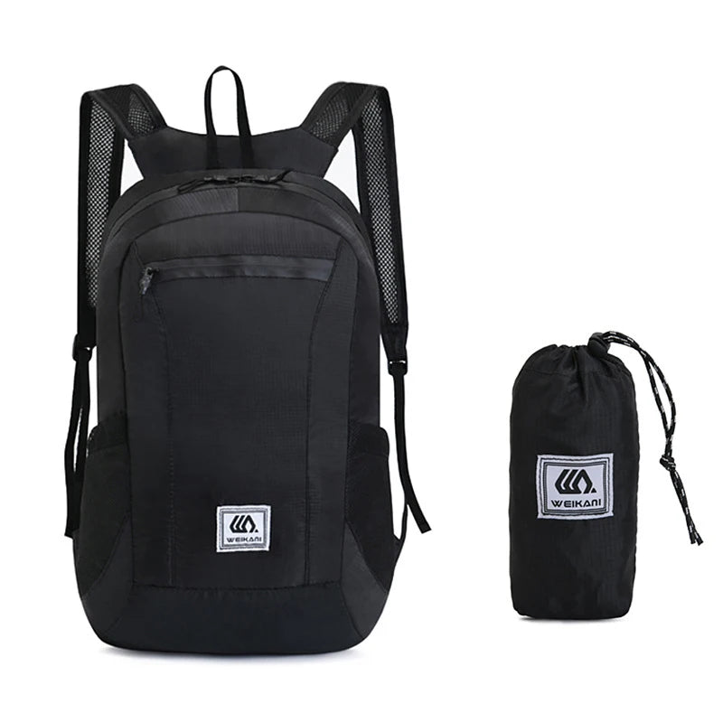 Waterproof Foldable Backpack Portable Travel Rucksack