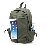 Men's Waterproof Laptop Backpack USB Charging Nylon Travel Bag