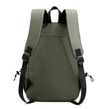 Men's Waterproof Laptop Backpack USB Charging Nylon Travel Bag