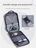 Men's USB Charging Backpack Waterproof Rucksack