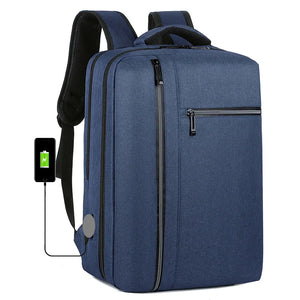 Men's USB Charging Backpack Waterproof Rucksack