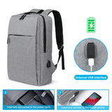 Men's 15.6 Inch Laptop Backpack USB Charging School Travel Daypack