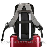 Men's 15.6 Inch Laptop Backpack USB Charging Large School Travel Daypack