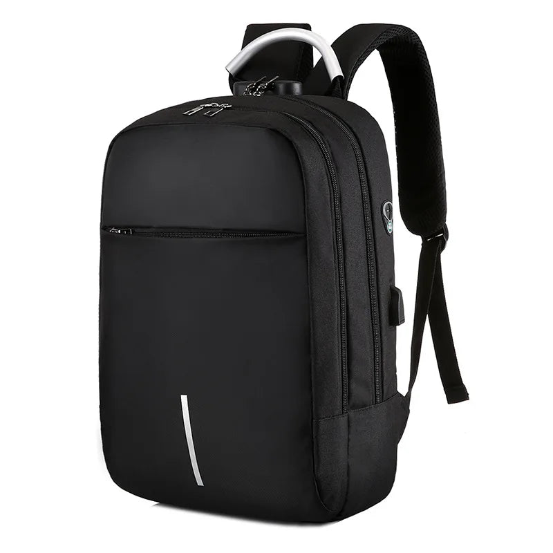 Men's 15.6 Inch Laptop Backpack USB Charging Large School Travel Daypack
