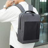 Men's USB Business Backpack Waterproof Rucksack Laptop Bagpack