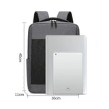 Men's USB Business Backpack Waterproof Rucksack Laptop Bagpack