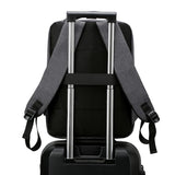 Men's USB Business Backpack Waterproof Rucksack Laptop Bagpack