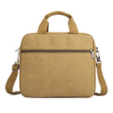 Men's Laptop Bag Leather Messenger Canvas One-shoulder Cloth