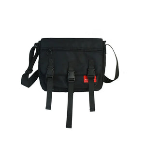 Men's Messenger Bag Waterproof Nylon Travel Hip Hop Streetwear Shoulder Bag