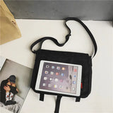 Men's Messenger Bag Waterproof Nylon Travel Hip Hop Streetwear Shoulder Bag