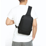 Men's Shoulder Bag USB Charging Anti-Theft Waterproof Crossbody Bag