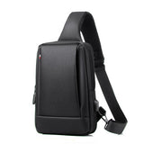 Men's Shoulder Bag USB Charging Anti-Theft Waterproof Crossbody Bag