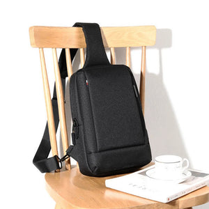 Men's Shoulder Bag USB Charging Anti-Theft Waterproof Crossbody Bag