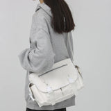 Men's Business Commuting Messenger Bag PU Leather Handbag