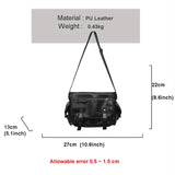Men's Business Commuting Messenger Bag PU Leather Handbag
