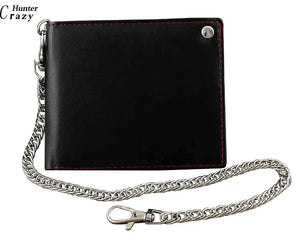 Men's Casual Slim Chain Wallet Billfold