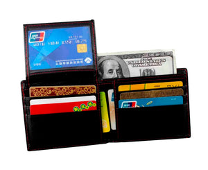 Men's Casual Slim Chain Wallet Billfold