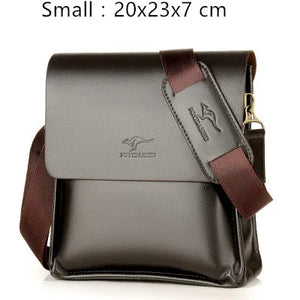 Men's Kangaroo Shoulder Bag Business Messenger Bag