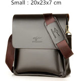 Men's Kangaroo Shoulder Bag Business Crossbody Messenger Laptop Briefcase