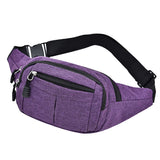 Men's Waterproof Outdoor Sports Waist Bag Canvas Pouch