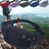 Men's Waterproof Outdoor Sports Bag Canvas Waist Fanny Pouch