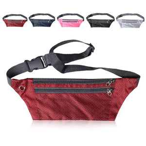 Men's Waterproof Outdoor Sports Bag Canvas Waist Pouch