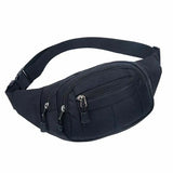 Men's Waterproof Outdoor Sports Bag Canvas Waist Fanny Pouch