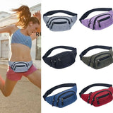 Men's Waterproof Outdoor Sports Bag Canvas Waist Fanny Pouch