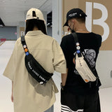 Men's Waterproof Sports Bag Waist Bag Canvas Pouch