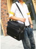 Men's Briefcase 15.6 Laptop Bag Large Capacity Business Shoulder Messenger