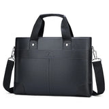 Men's PU Leather Briefcase Business Bag Shoulder Bag Office Handbag
